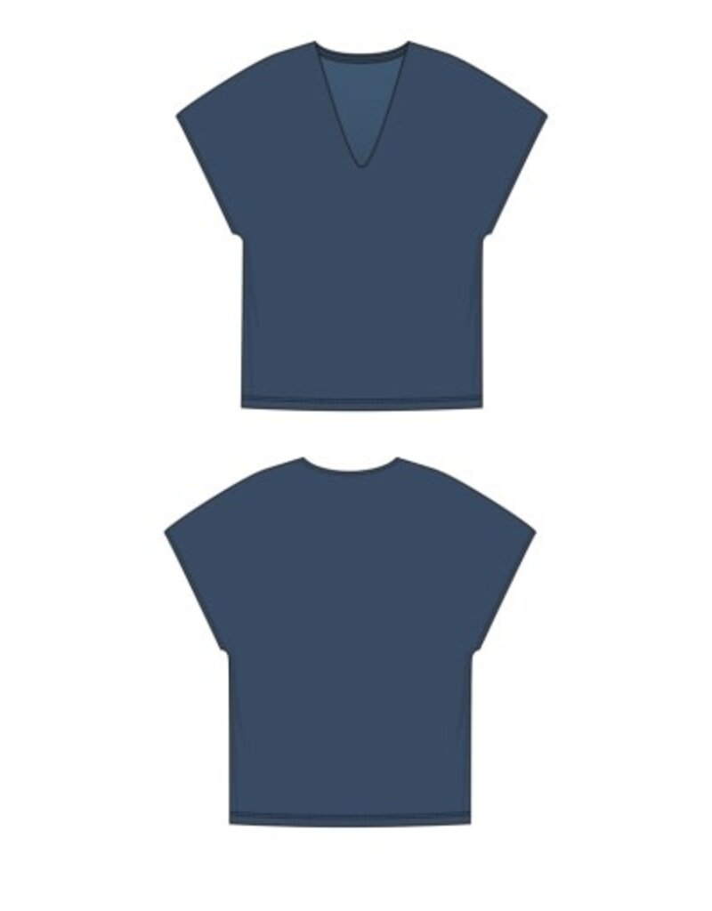 Liverpool Los Angeles Liverpool Dolman Sleeve V-Neck Top