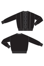 Liverpool Los Angeles Liverpool Long Sleeve Crew Neck Sweater w/ Fringe