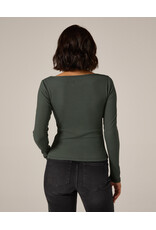 7 Diamonds 7Diamonds MODAL RIBBED BOATNECK TOP
