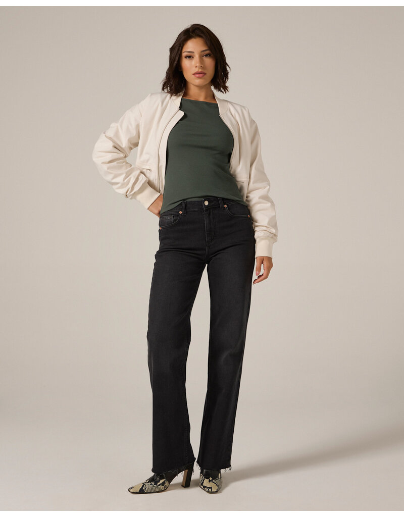 7 Diamonds 7Diamonds MODAL RIBBED BOATNECK TOP