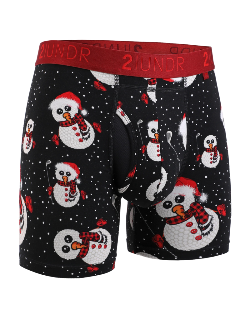 2UNDR 2UNDR Swing Shift Boxer Brief Black Frost