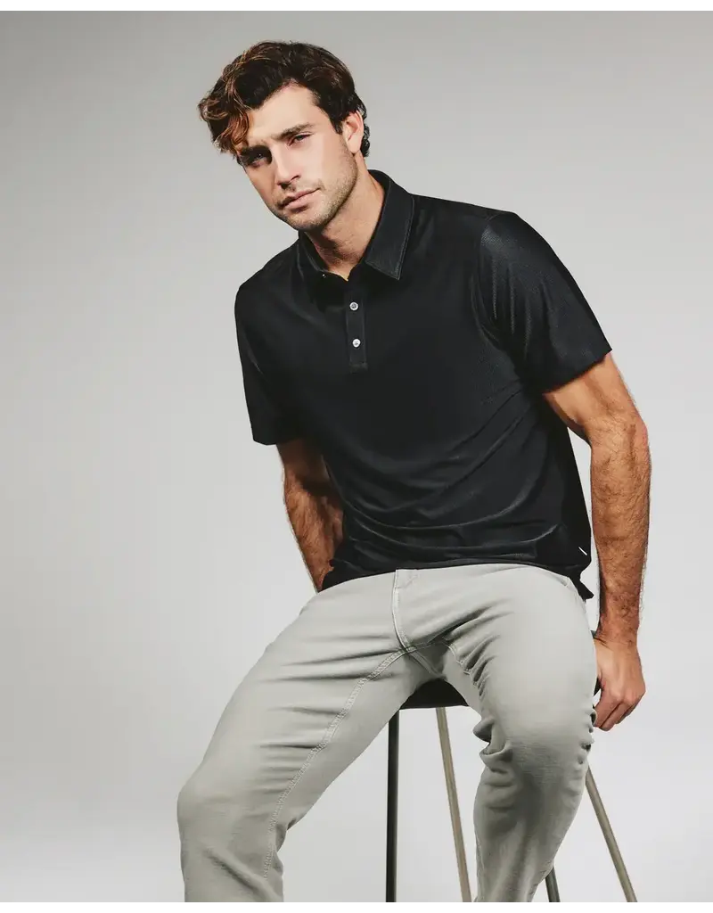 7 Diamonds 7 Diamonds Roswell Polo Black