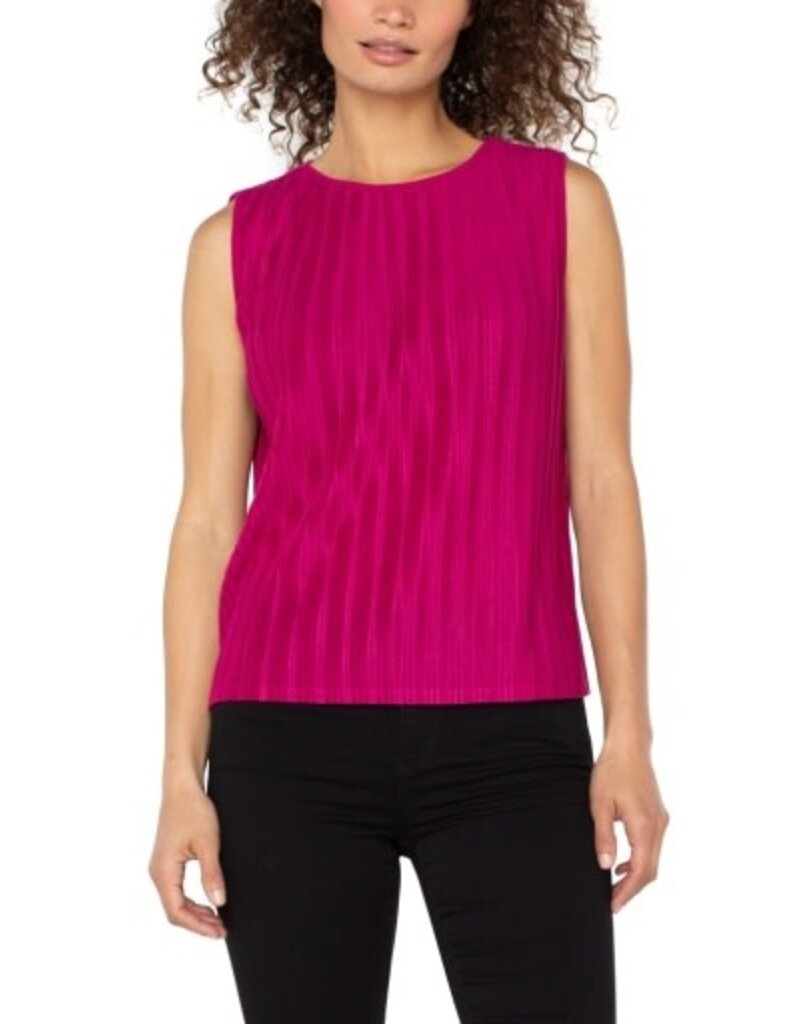 Liverpool Los Angeles Liverpool Sleeveless Crew Neck Knit Top