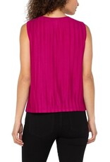 Liverpool Los Angeles Liverpool Sleeveless Crew Neck Knit Top