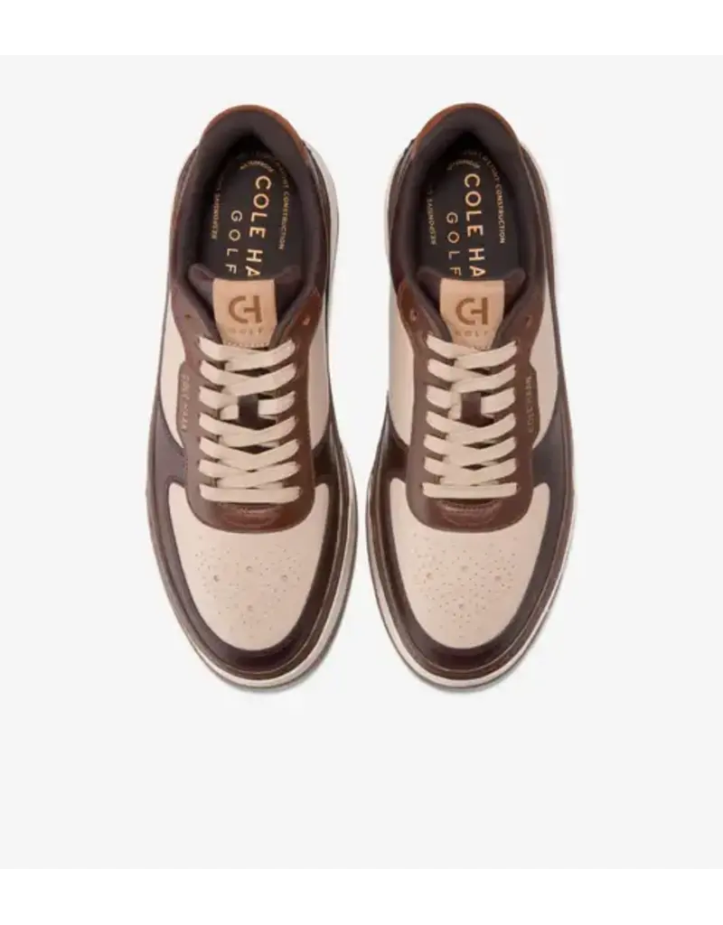 Cole Haan Cole Haan Grandpro Crossover Golf Shoes Oat/Madeira Waterproof