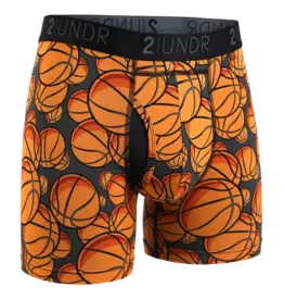 2UNDR 2UNDR Swing Shift Boxer Brief Hoops