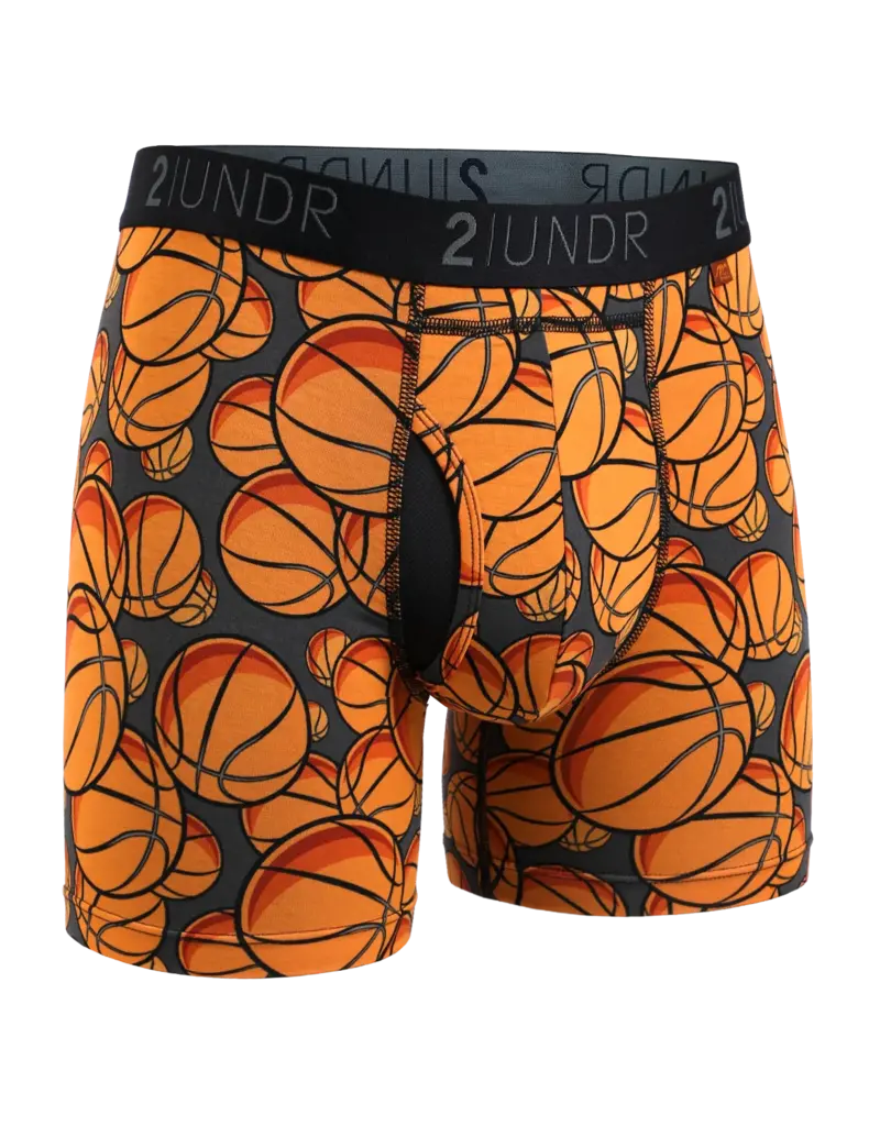 2UNDR 2UNDR Swing Shift Boxer Brief Hoops