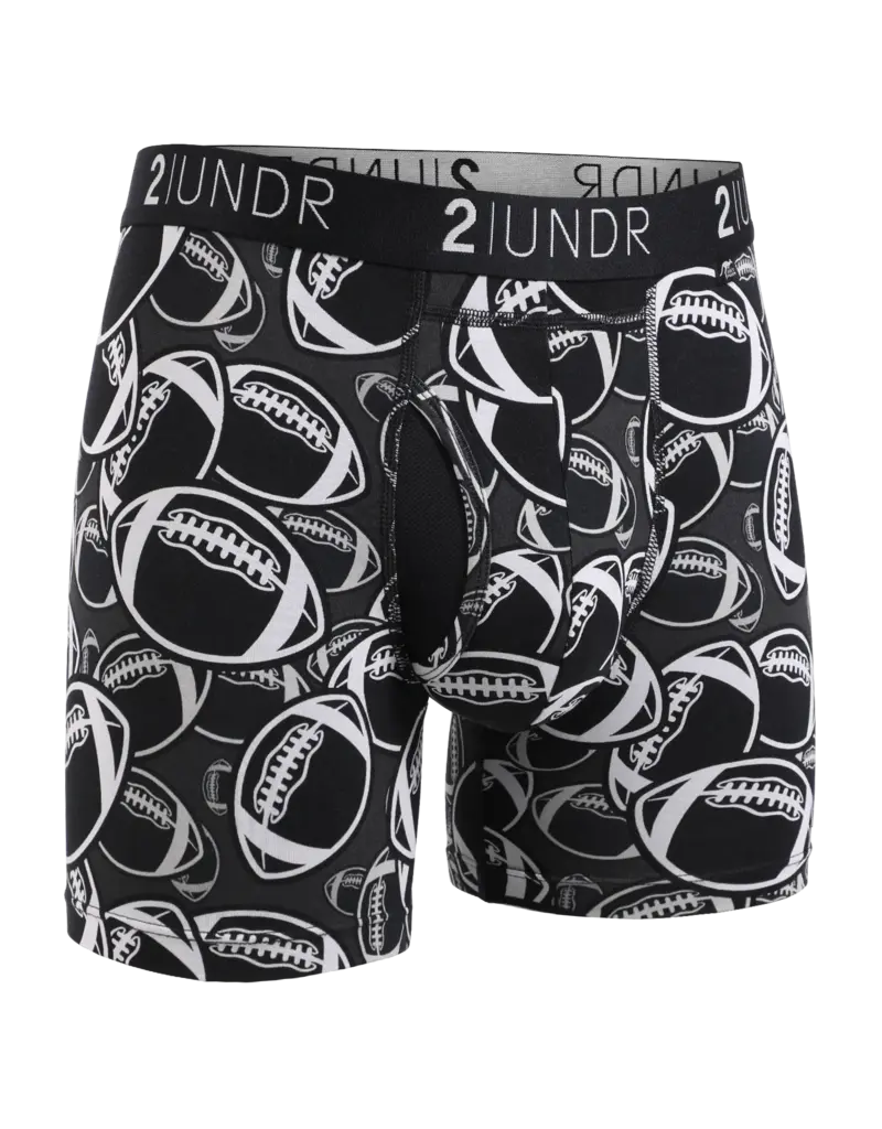 2UNDR 2UNDR Swing Shift Boxer Brief Grid Iron