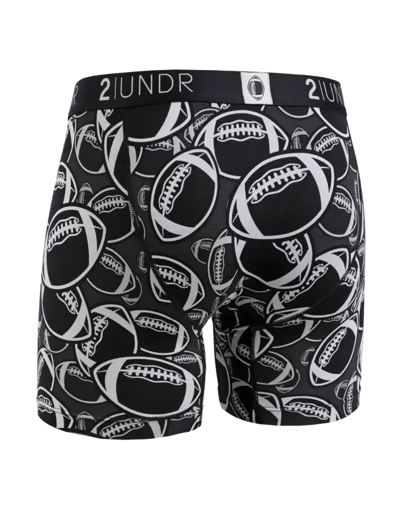 2UNDR 2UNDR Swing Shift Boxer Brief Grid Iron