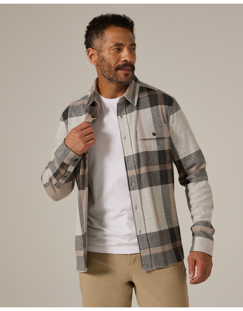 7 Diamonds 7Diamonds Generation Long Sleeve Shirt Beige