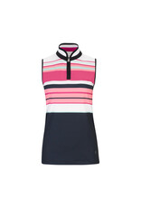 LOHLA Sport Lohla Sport The Alicia Striped Sleeveless Top Navy