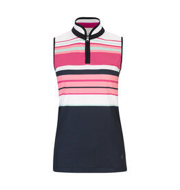 LOHLA Sport Lohla Sport The Alicia Striped Sleeveless Top Navy