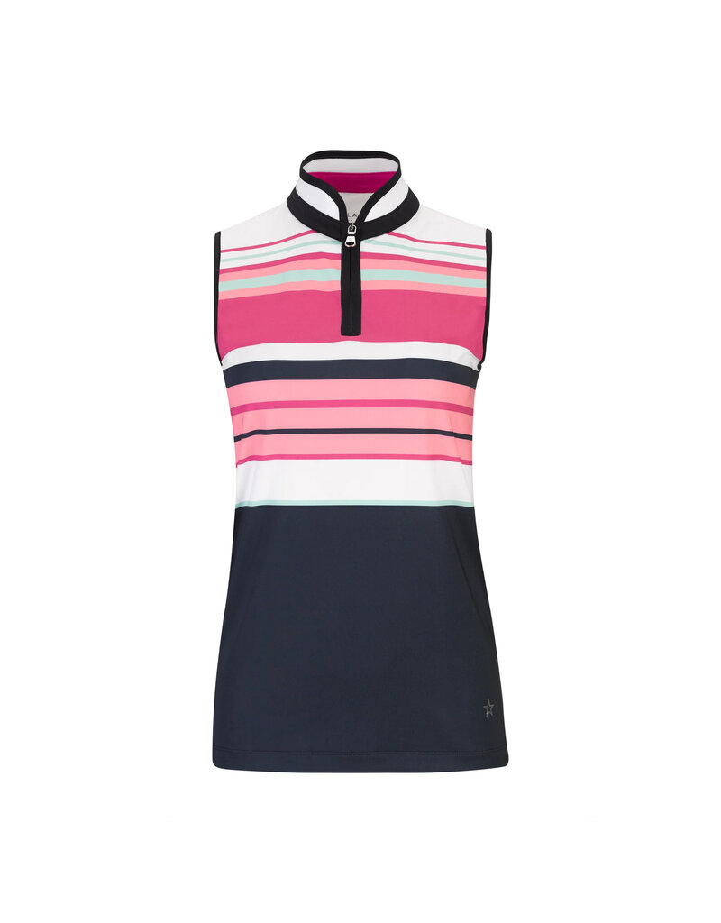 LOHLA Sport Lohla Sport The Alicia Striped Sleeveless Top Navy