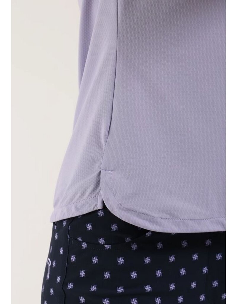 Chervo Antique Short Sleeve Polo Misty Lilac