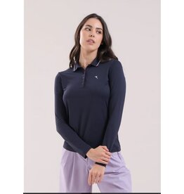 Chervo Activity Long Sleeve Polo Timeless Navy
