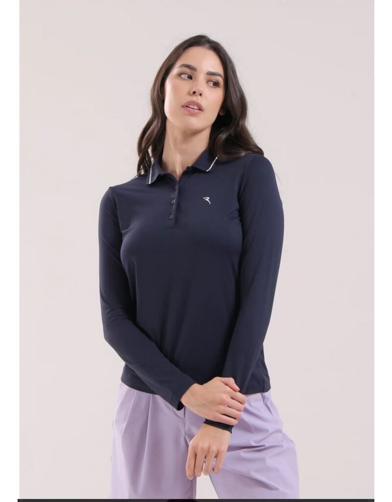 Chervo Activity Long Sleeve Polo Timeless Navy