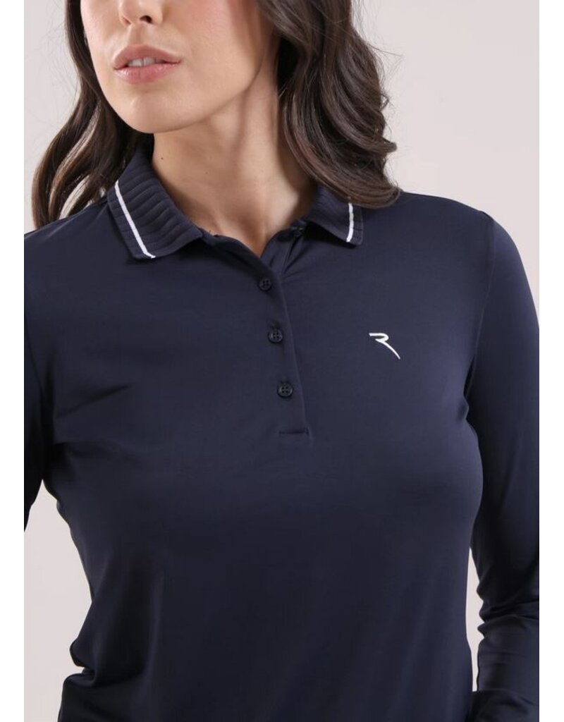 Chervo Activity Long Sleeve Polo Timeless Navy