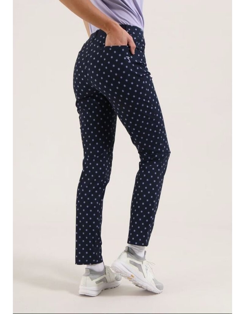 Chervo Samantha Pant Blue Lilac Dots