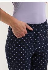 Chervo Samantha Pant Blue Lilac Dots