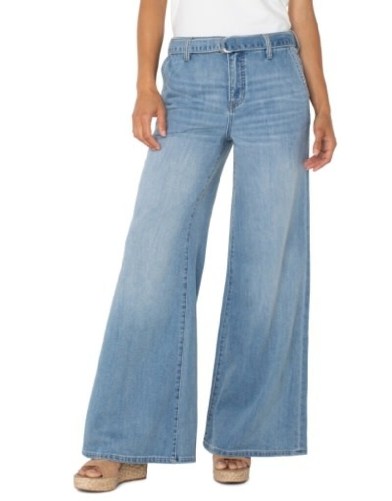 Liverpool Los Angeles Liverpool High Rise Super Stride with belt