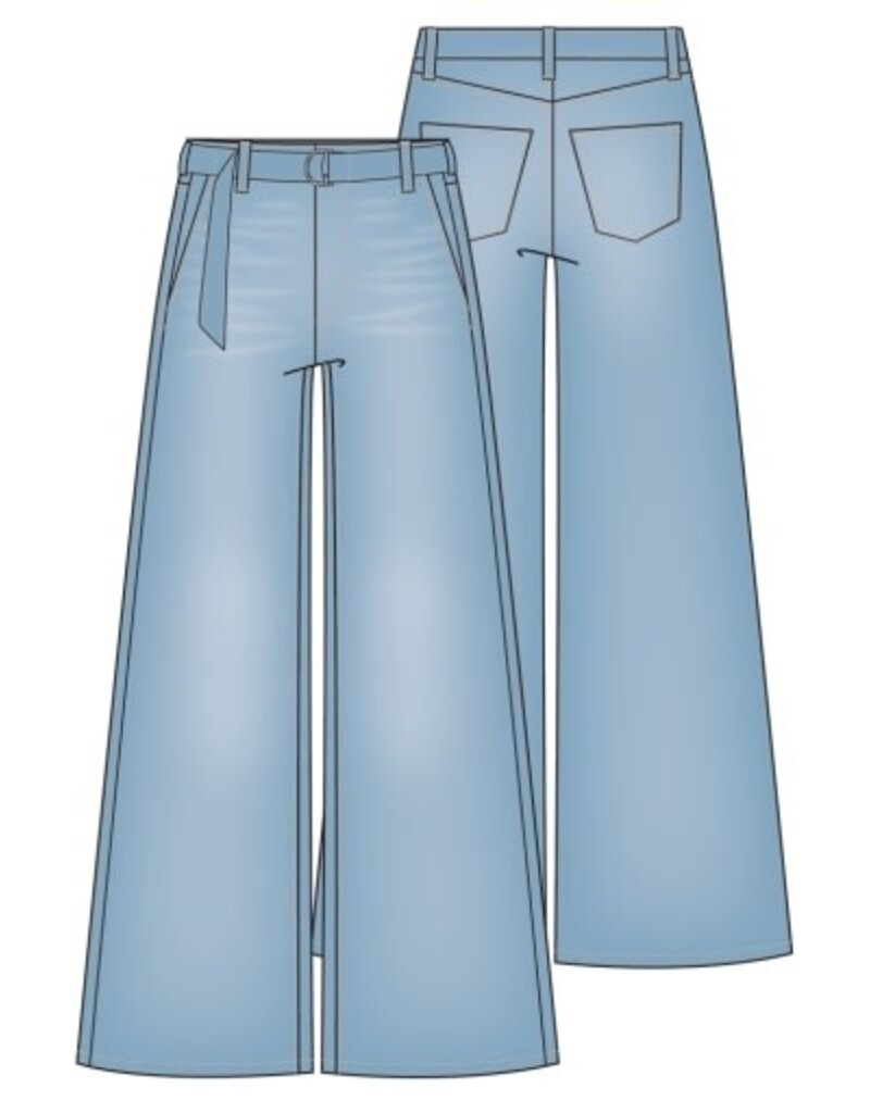 Liverpool Los Angeles Liverpool High Rise Super Stride with belt