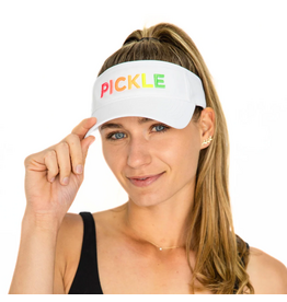 Vimhue Vimhue Pickle(ball) Visor White Multi Neon