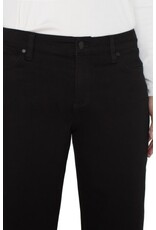 Liverpool Los Angeles Liverpool Stride Crop Wide 28" Inseam Black Rinse