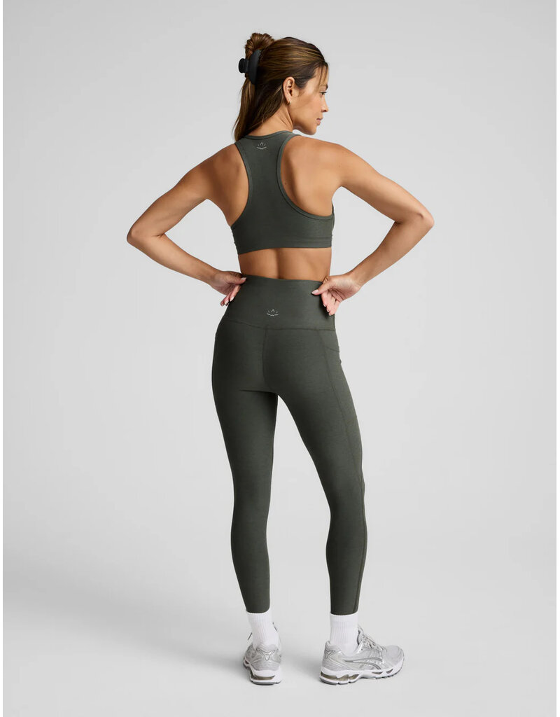 Beyond Yoga Beyond Yoga Spacedye Caught In The Midi HW Legging Dusty Forest Heather