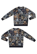 Liverpool Los Angeles Liverpool Long Sleeve Crew Neck Dropped Shoulder Jacquard Sweater