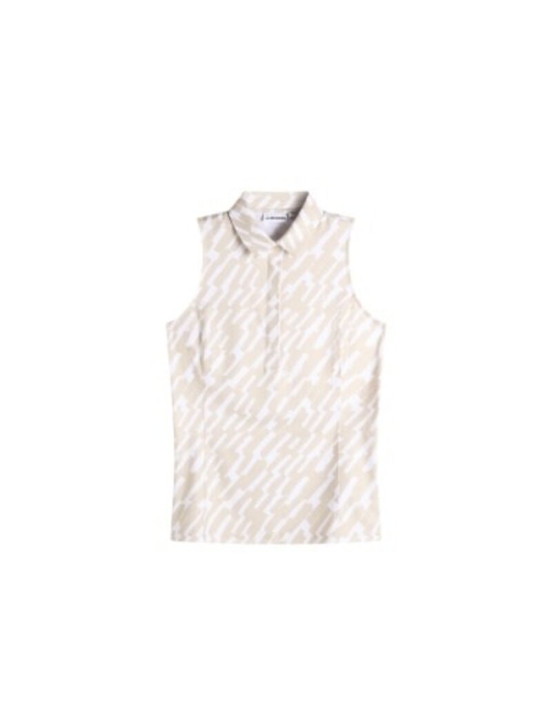 J.LINDEBERG - US J Lindeberg Dena Print Sleeveless Polo