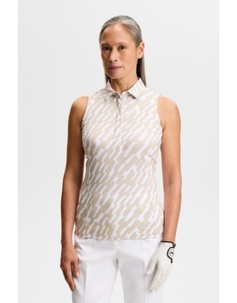 J.LINDEBERG - US J Lindeberg Dena Print Sleeveless Polo