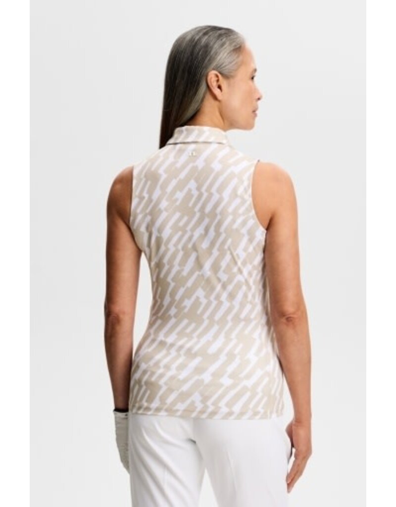 J.LINDEBERG - US J Lindeberg Dena Print Sleeveless Polo