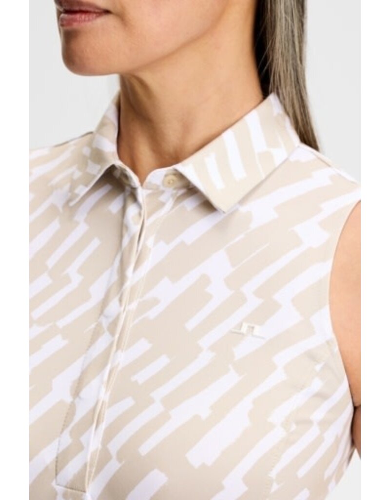 J.LINDEBERG - US J Lindeberg Dena Print Sleeveless Polo