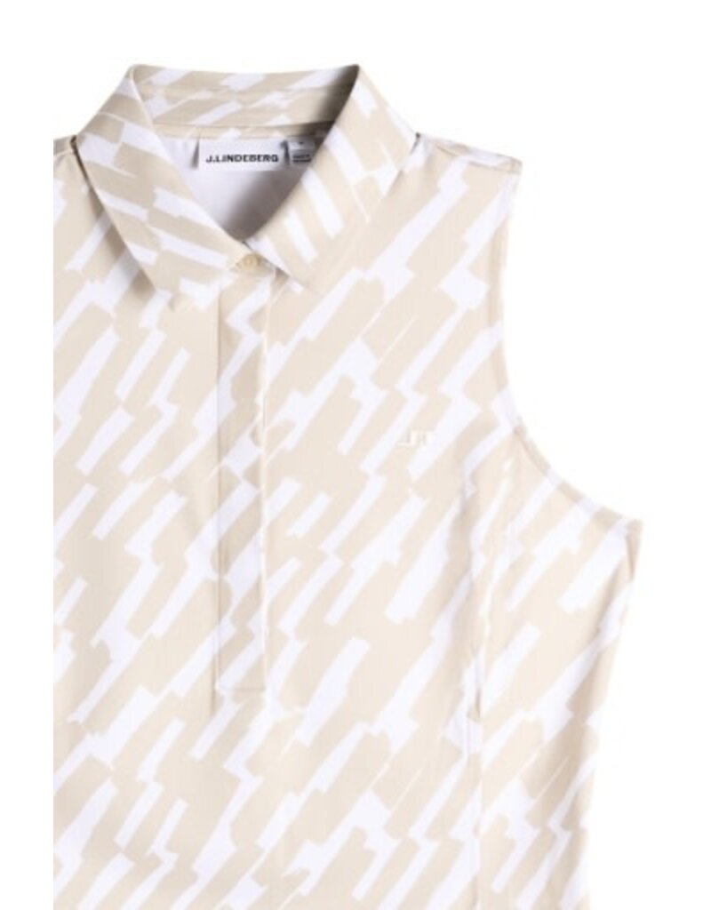 J.LINDEBERG - US J Lindeberg Dena Print Sleeveless Polo