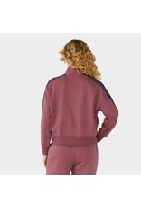 Thirty Three Threads Tavi Terry Half Zip Pullover Deep Ember Navy