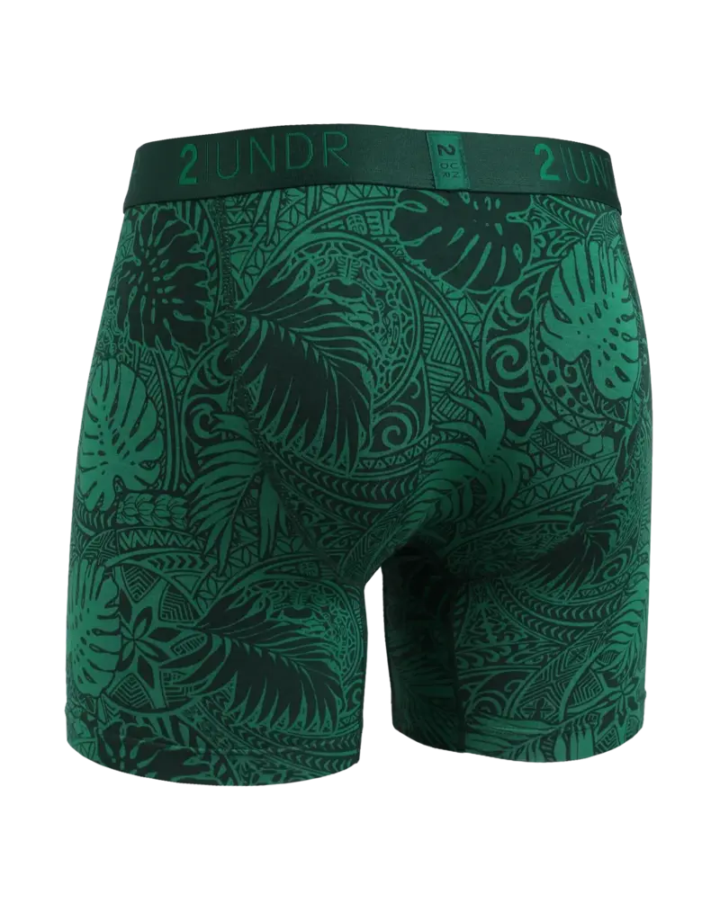 2UNDR 2UNDR Swing Shift Boxer Brief Coastal Green