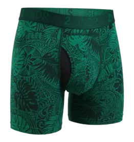 2UNDR 2UNDR Swing Shift Boxer Brief Coastal Green
