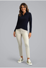 IBKul IBKul Layered Long Sleeve Polo Black