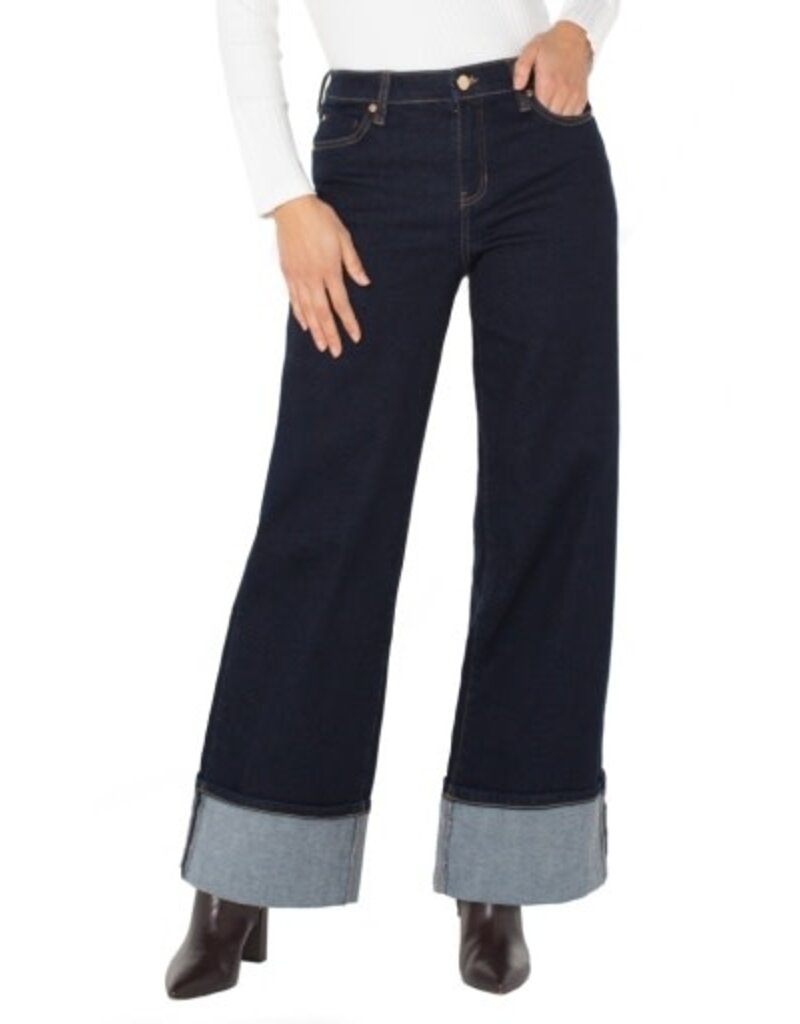 Liverpool Los Angeles Liverpool Morgan Cuffed Wide Leg 30" inseam