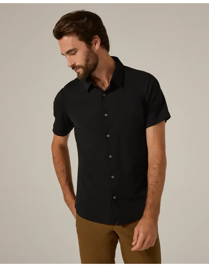 7 Diamonds 7 Diamonds Aldridge Short Sleeve Black