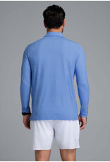 IBKul IBKul Cube Art Long Sleeve Polo White/Royal