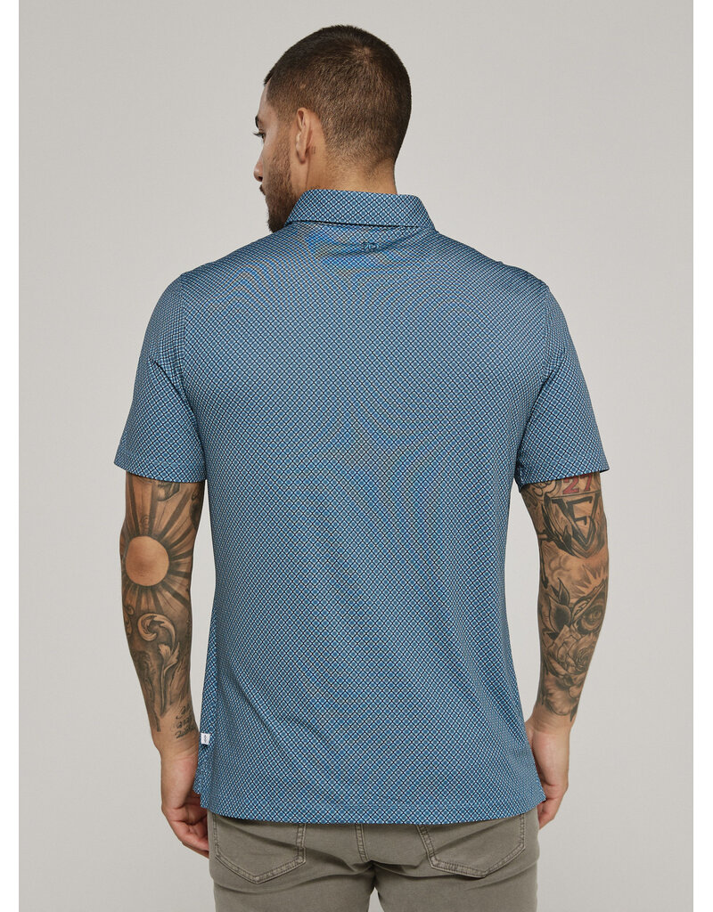 7 Diamonds 7Diamonds Marquez Short Sleeve Polo Teal