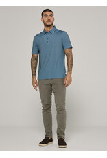 7 Diamonds 7Diamonds Marquez Short Sleeve Polo Teal