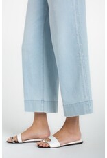 Liverpool Los Angeles Liverpool Stride Crop Wide Leg with Embroidered Side Seam