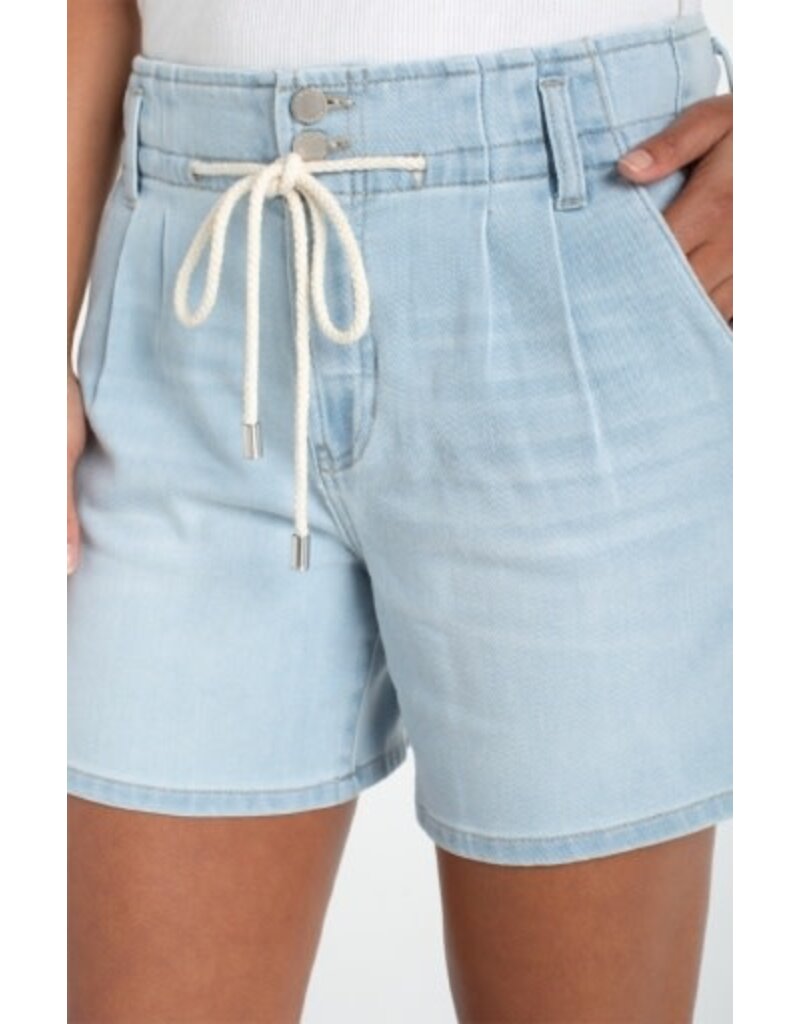 Liverpool Los Angeles Liverpool Tie Front Short with Pleats