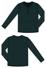 Liverpool Los Angeles Liverpool Henley Long Sleeve Spruce Black Metal