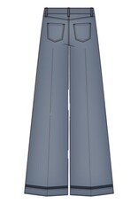 Liverpool Los Angeles Liverpool Super Stride Wide Leg with Shadow Cuff 30" inseam