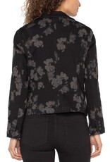 Liverpool Los Angeles Liverpool Notch Collar One Button Blazer