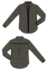 Liverpool Los Angeles Liverpool Long Sleeve Button Front Woven Shirt