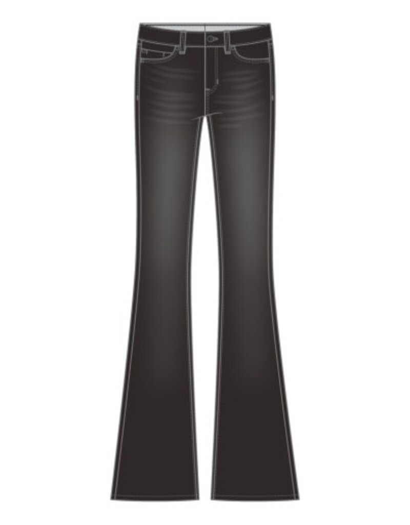 Liverpool Los Angeles Liverpool Hannah Flare Heron Lake 32" Inseam